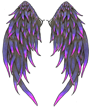 Angel Wings Tattoos High Quality Png Png Images - Colorful Angel Wings Png - Free Transparent PNG Clipart Images Download. - Transparent PNG Free Download