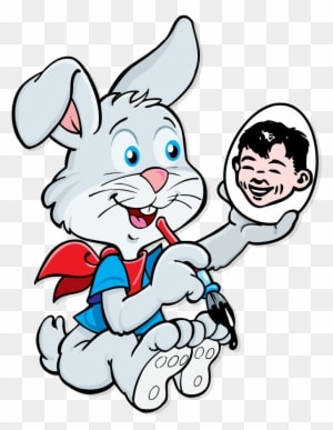 Tattoo Easter Bunny Painting Eggs [converted] - Cartoon - Free Transparent PNG Clipart Images Download. - Tattoo Transparent PNG Free Download