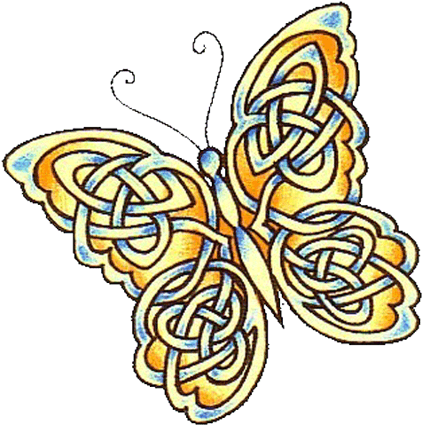 Celtic Butterfly - Celtic Knot - Free Transparent PNG Clipart Images Download. - Transparent PNG Free Download