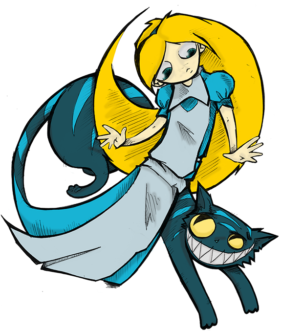 Illustration I Made For Wonderland Tattoo Studio's - Cartoon - Free Transparent PNG Clipart Images Download. - Transparent PNG Free Download