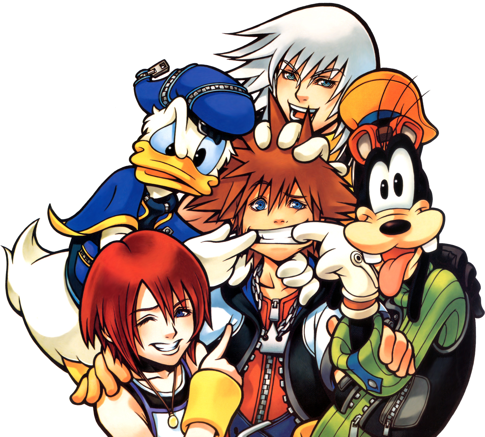 1boy 1girl Blonde Hair Fate/prototype Fate Green Eyes - Kingdom Hearts 1 Art - Free Transparent PNG Clipart Images Download. - Transparent PNG Free Download