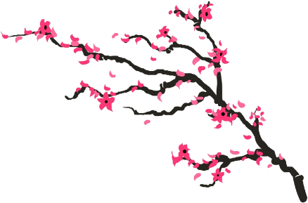 Cherry Blossom Temporary Tattoo - Cherry Blossom Tree Branch - Free Transparent PNG Clipart Images Download. - Transparent PNG Free Download
