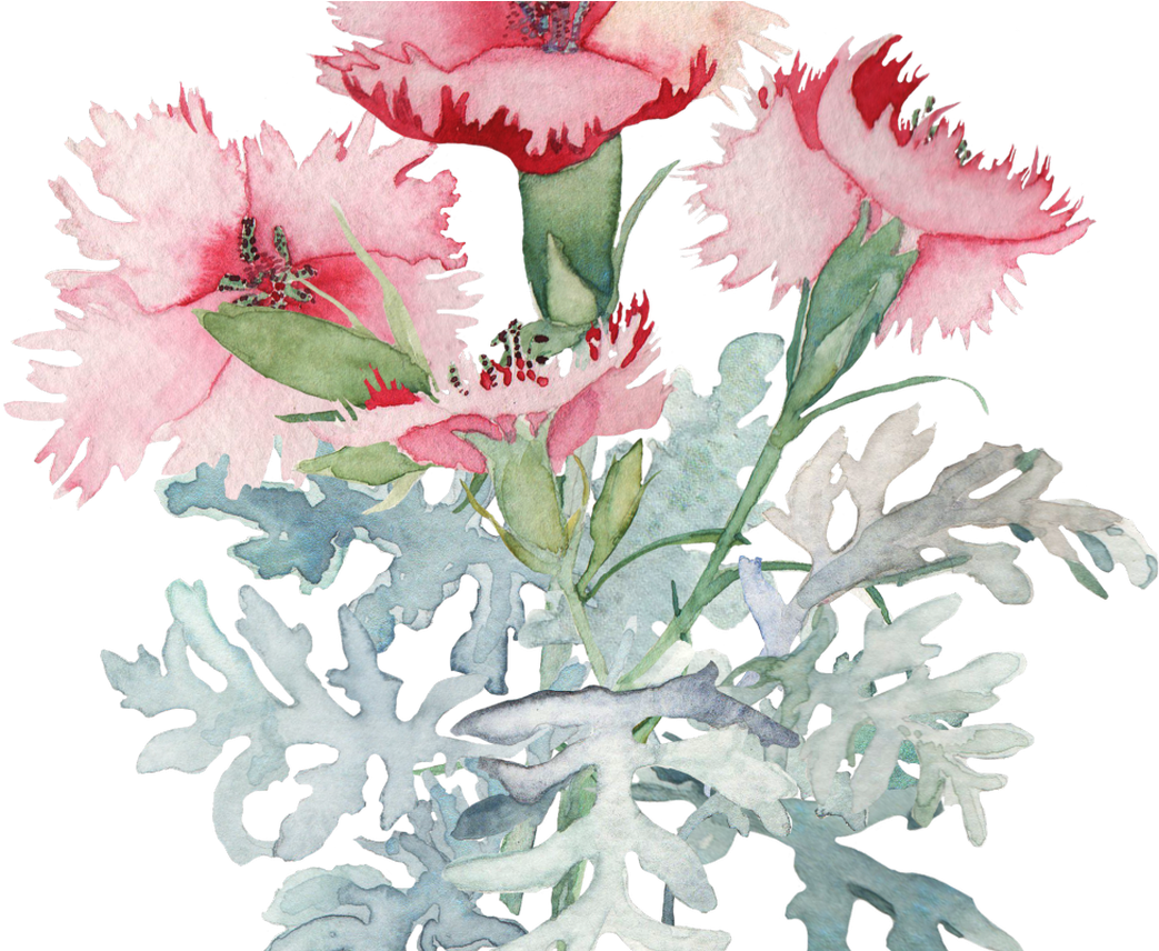 Watercolor Poppy Leaves Google Search Tattoos Pinterest - Spring Flower Watercolor Bouquet Png - Free Transparent PNG Clipart Images Download. - Transparent PNG Free Download