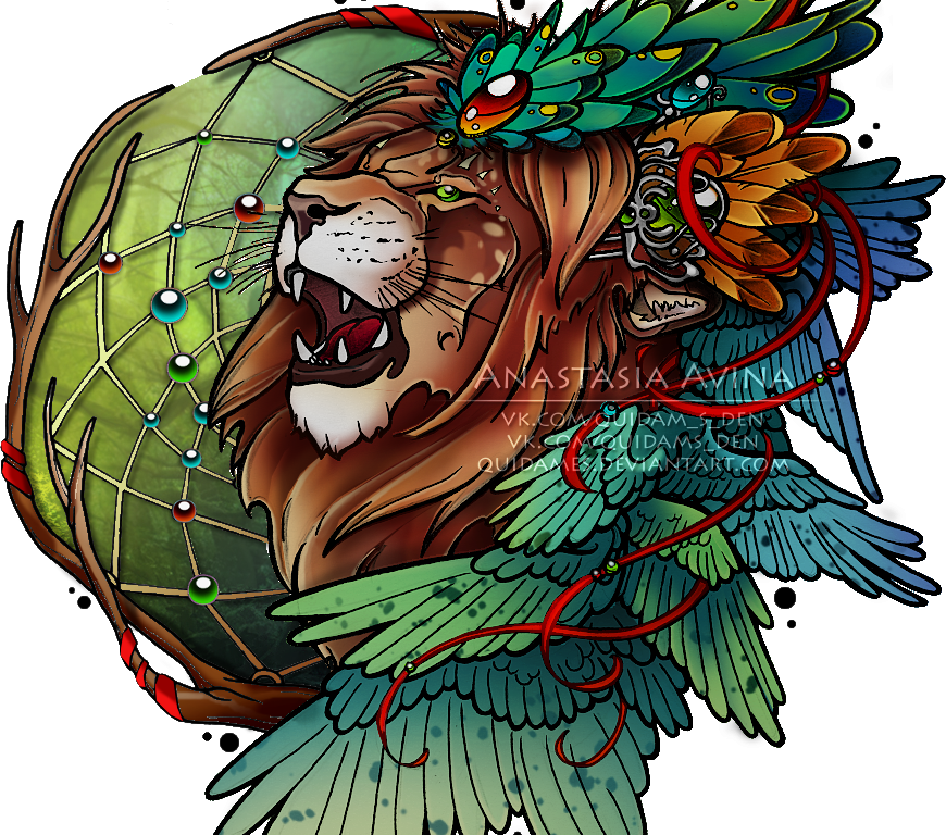 Download New School Lion Tattoo Designs - Sketch - Free Transparent PNG Clipart Images Download. - Transparent PNG Free Download