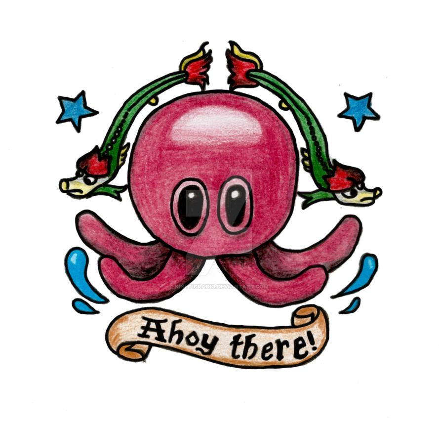 Octopus Emoji Tattoo By Kineticradio - Octopus Emoji Tattoo By Kineticradio - Free Transparent PNG Clipart Images Download. - Transparent PNG Free Download