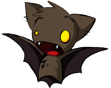 Like "bat Tattoo" Or "shy Crazy Girl Who Watches Cartoon - Bat Cute Cartoon - Free Transparent PNG Clipart Images Download. - Transparent PNG Free Download