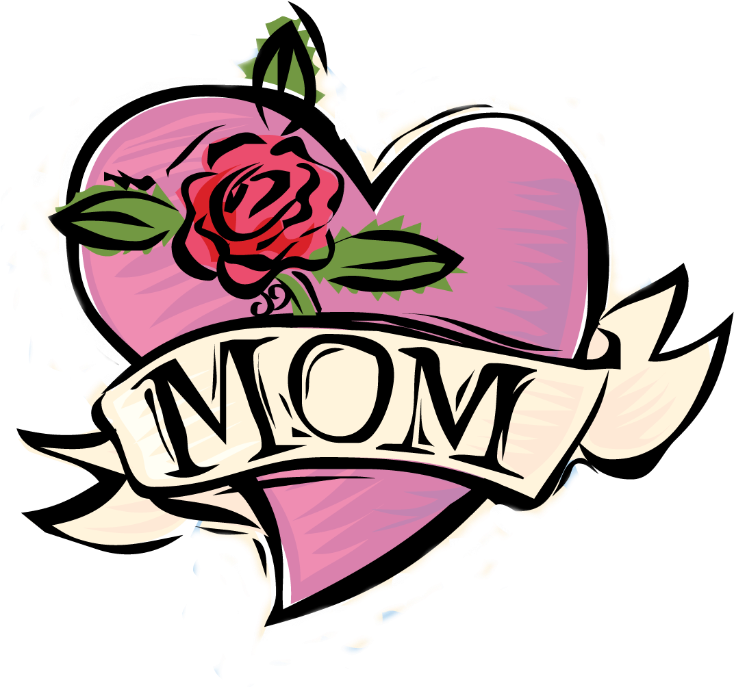 Mom Tattoo Needlepoint Rose Canvas Happy Mothers Day - Humor Mothers Day Clipart - Free Transparent PNG Clipart Images Download. - Transparent PNG Free Download
