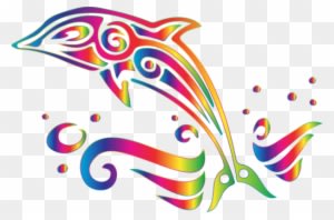 Bottlenose Dolphin Symbol Tattoo Decal - Pink Dolphin Clip Art - Free Transparent PNG Clipart Images Download. - Transparent PNG Free Download