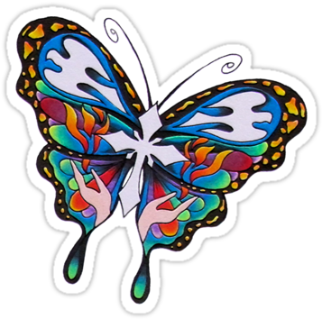 Christianity Butterfly Art By Aarron Laidig Tattoo - Papilio Machaon - Free Transparent PNG Clipart Images Download. - Transparent PNG Free Download