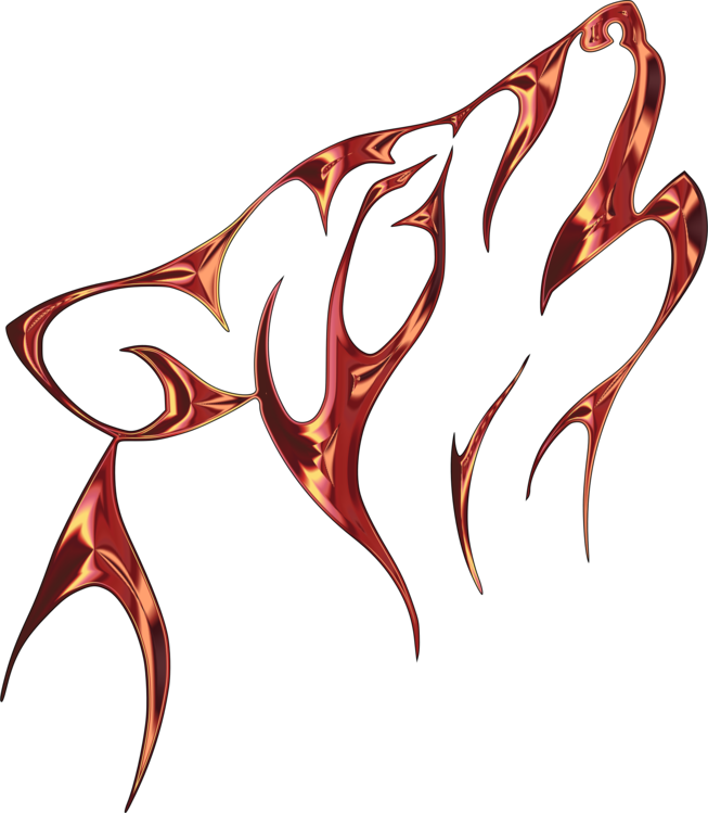 Gray Wolf Tattoo Clip Art Tattoo Art & Design - Red Wolf Clipart - Free Transparent PNG Clipart Images Download. - Transparent PNG Free Download