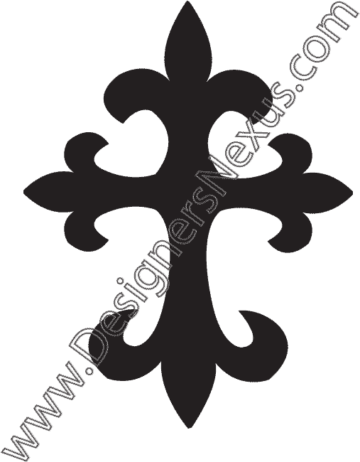 Cross Silhouette Tattoo At Getdrawings - Side View Fashion Croquis - Free Transparent PNG Clipart Images Download. - Transparent PNG Free Download
