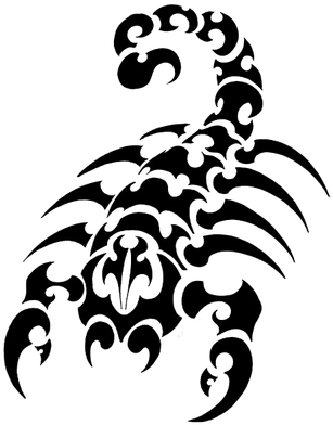 Scorpion Tattoo Down - Scorpion Tattoo Down - Free Transparent PNG Clipart Images Download. - Transparent PNG Free Download