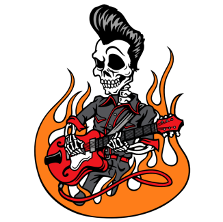 50's Rocker Temporary Tattoo - 50's Rocker Temporary Tattoo - Free Transparent PNG Clipart Images Download. - Transparent PNG Free Download