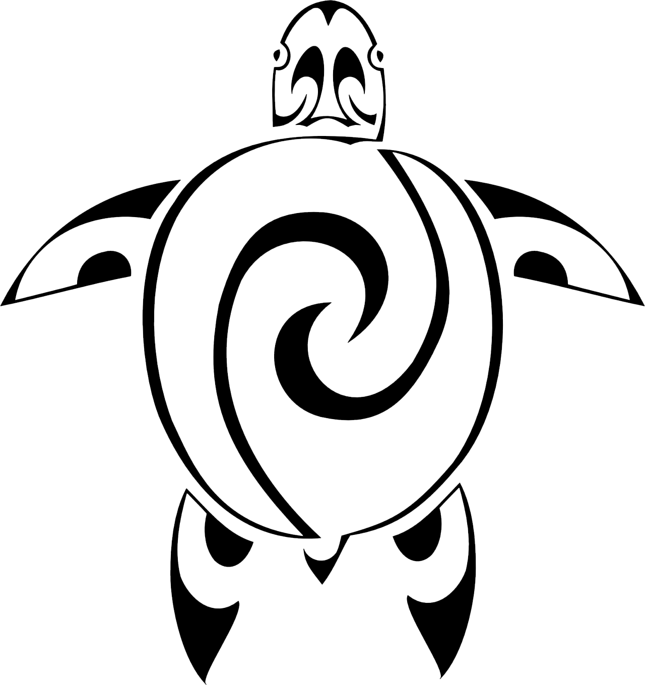 Polynesian Turtle Tattoos - Polynesian Turtle Tattoos - Free Transparent PNG Clipart Images Download. - Transparent PNG Free Download