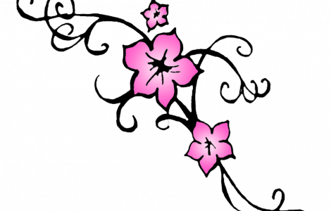 Cherry Blossom Flower Tattoo Outline Tattoos Designs - Cherry Blossom Flower Tattoo Outline Tattoos Designs - Free Transparent PNG Clipart Images Download. - Transparent PNG Free Download