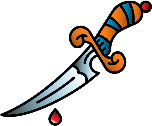 Tattoo Old Dagger School Knife Free Hq Image - Tattoo Old Dagger School Knife Free Hq Image - Free Transparent PNG Clipart Images Download. - Transparent PNG Free Download