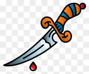 Tattoo Old Dagger School Knife Free Hq Image - Tattoo Old Dagger School Knife Free Hq Image - Free Transparent PNG Clipart Images Download. - Transparent PNG Free Download