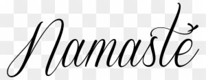 Namaste Namaste Tattoo, Cursive Tattoos, Spiritual - Patience In Different Fonts - Free Transparent PNG Clipart Images Download. - Tattoo Transparent PNG Free Download