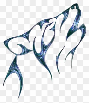 Gray Wolf Tattoo Clip Art Drawing Flash - Clipart Wolf Head - Free Transparent PNG Clipart Images Download. - Tattoo Transparent PNG Free Download