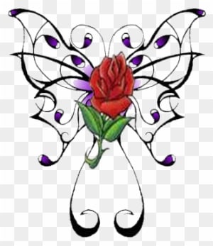 Butterfly Tattoo 34copy - Tribal Butterfly - Free Transparent PNG Clipart Images Download. - Tattoo Transparent PNG Free Download