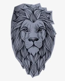 Clip Art Line Club Design Pinterest - Lion Line Tattoo, HD Png Download - Tattoo Transparent PNG Free Download