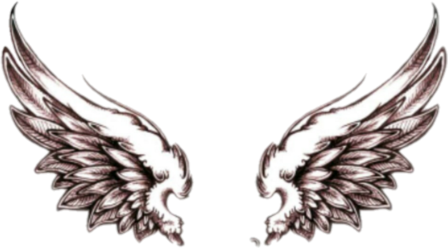 Back Of Neck Tattoo Mens , Png Download - Angel Wings Tattoo Design, Transparent - Transparent PNG Free Download