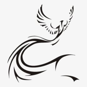 Transparent Phoenix Wings Png - Stencil Art Tattoo, Png Download - Tattoo Transparent PNG Free Download