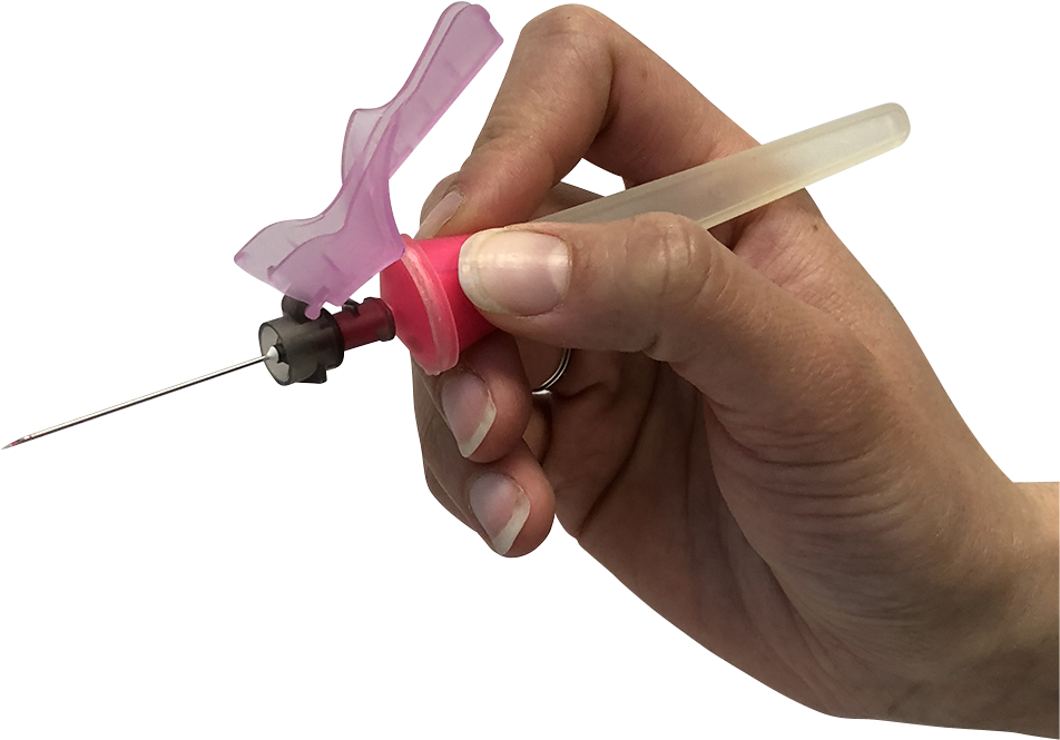 Hand Holding Applicator With Needle - Bradawl, HD Png Download - Transparent PNG Free Download