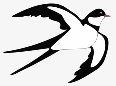 Tree Swallow Bird Clip Art - Swallow Clipart, HD Png Download - Tattoo Transparent PNG Free Download