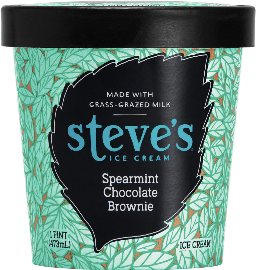 Transparent Spearmint Png - Steve's Salty Caramel Ice Cream, Png Download - Transparent PNG Free Download