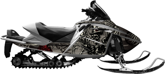 Blacked Out Ski Doo, HD Png Download - Transparent PNG Free Download