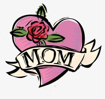 Mom Heart Tattoo Png - Mothers Day Clip Art, Transparent - Transparent PNG Free Download