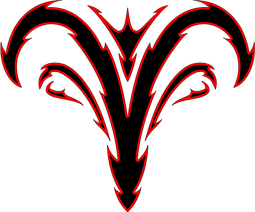 Tribal Aries Tattoo Designs, HD Png Download - Transparent PNG Free Download