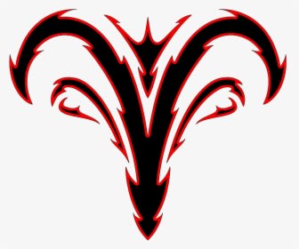 Tribal Aries Tattoo Designs, HD Png Download - Transparent PNG Free Download