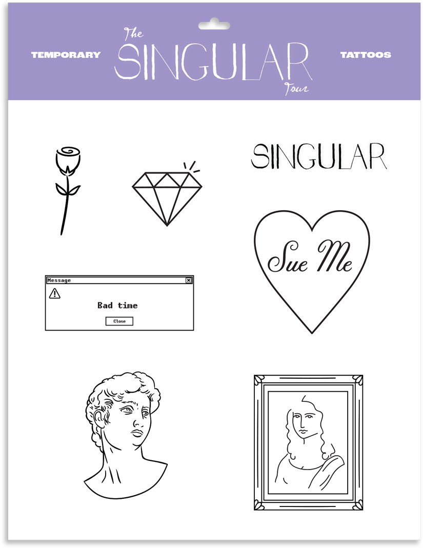 Sabrina Carpenter Singular Tattoos, HD Png Download - Transparent PNG Free Download