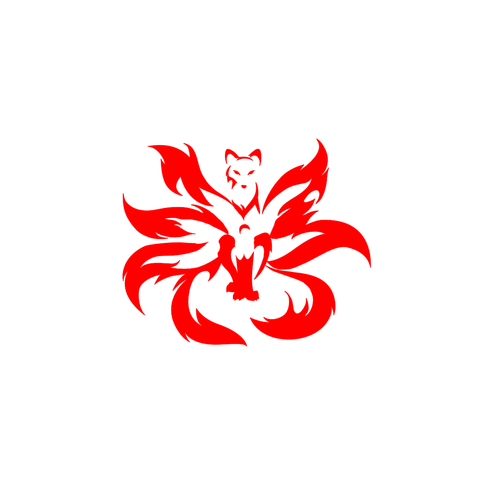 Nogitsune Fox Tattoo Clipart , Png Download - Nogitsune Fox Tattoo, Transparent - Transparent PNG Free Download