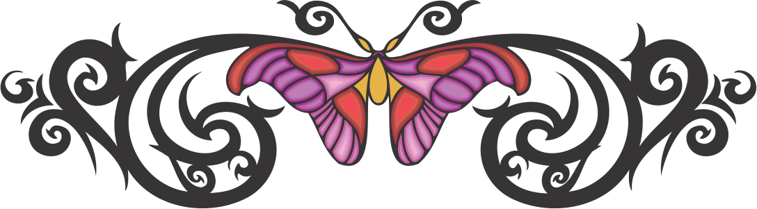 Tattoo Tribal Butterfly Png, Transparent - Transparent PNG Free Download
