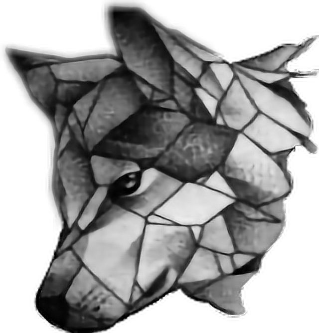 Clip Art Wolf Tattoo Tatuagem Tattoowolf - Geometric Wolf Tattoos Designs, HD Png Download - Transparent PNG Free Download