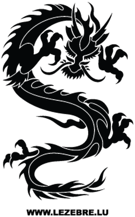 Black Dragon Tattoo Small, HD Png Download - Transparent PNG Free Download