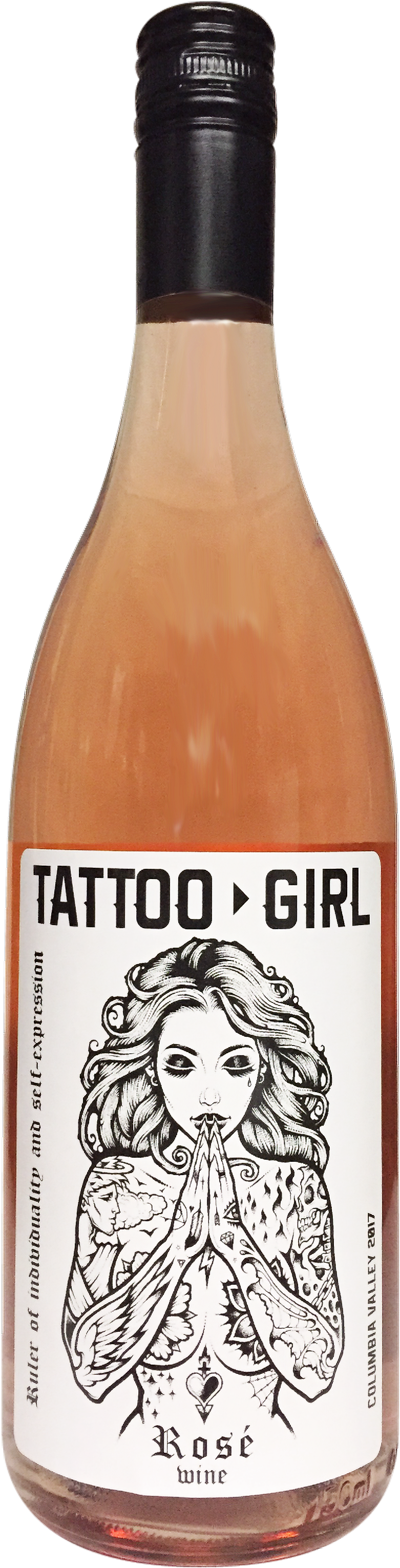 Tattoo Girl Rose Wine, HD Png Download - Transparent PNG Free Download