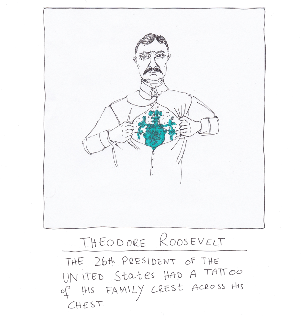 Roosevelt Transparent Bck - Jean Baptiste Bernadotte Tattoo, HD Png Download - Transparent PNG Free Download