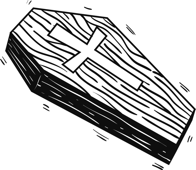 Coffin Tattoo Transparent, HD Png Download - Transparent PNG Free Download