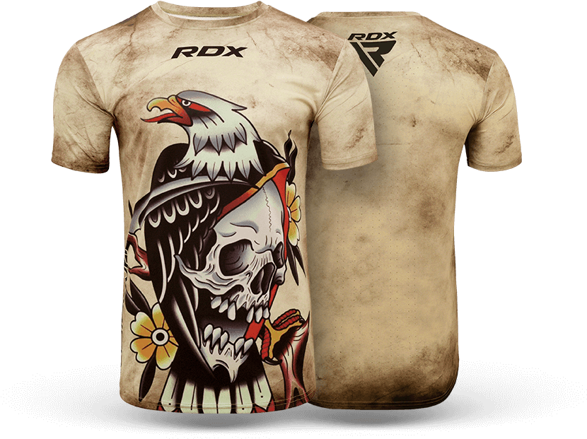 Harrier - Rdx T14 Brown Harrier Tattoo T-shirt, HD Png Download - Transparent PNG Free Download