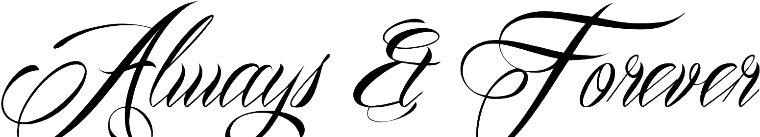 Always And Forever Tattoo Design Png - Always And Forever Vector, Transparent - Transparent PNG Free Download