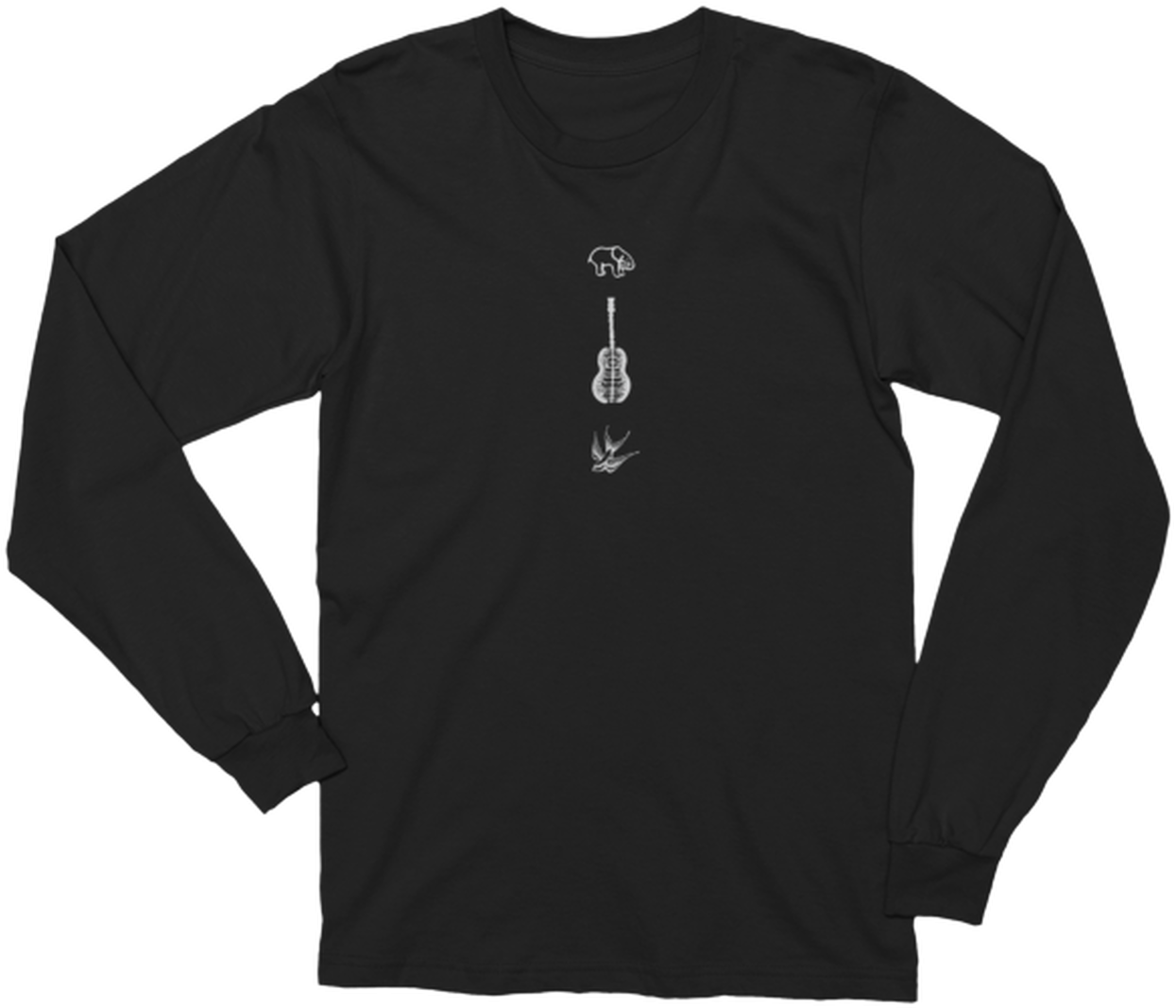 Shawn"s Tattoos Unisex Long Sleeve T-shirt In Black - Sleeve, HD Png Download - Transparent PNG Free Download