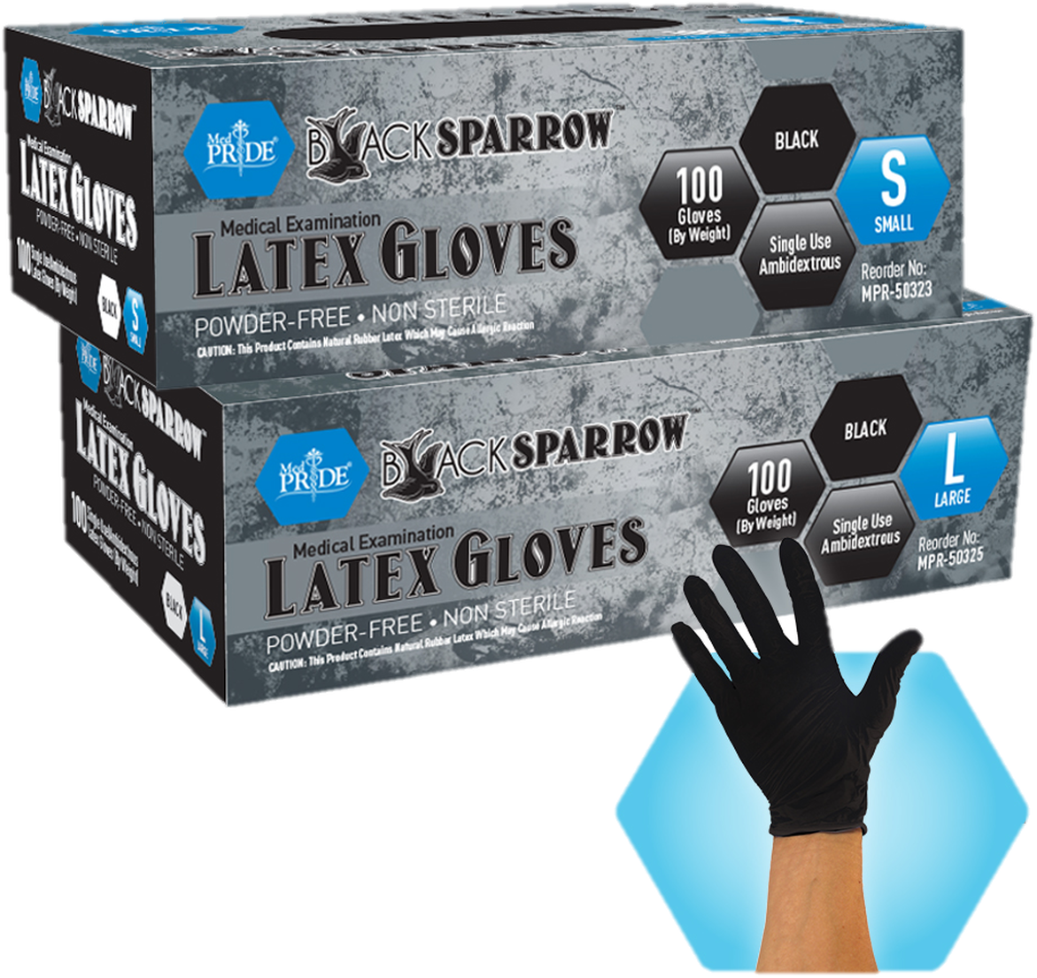 Black Sparrow Gloves - Packaging And Labeling, HD Png Download - Transparent PNG Free Download
