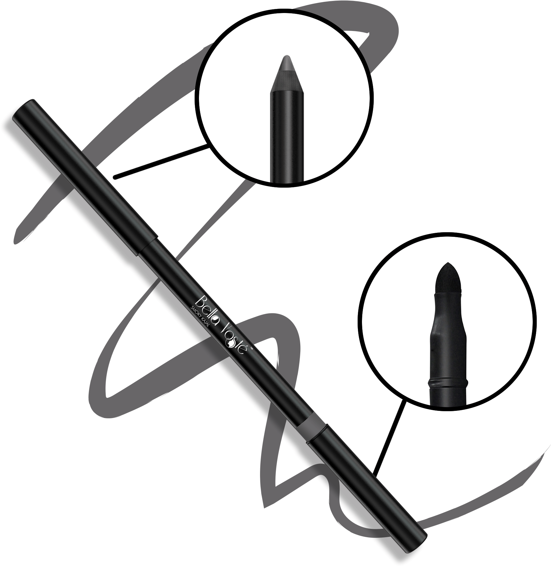 Smoky Kajal Color Change Anchor Grey 0000 Layer 3 Clipart, HD Png Download - Transparent PNG Free Download