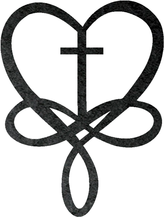 Heart Infinity Metal Wall Art - Infinity Sign With Heart And Cross, HD Png Download - Transparent PNG Free Download