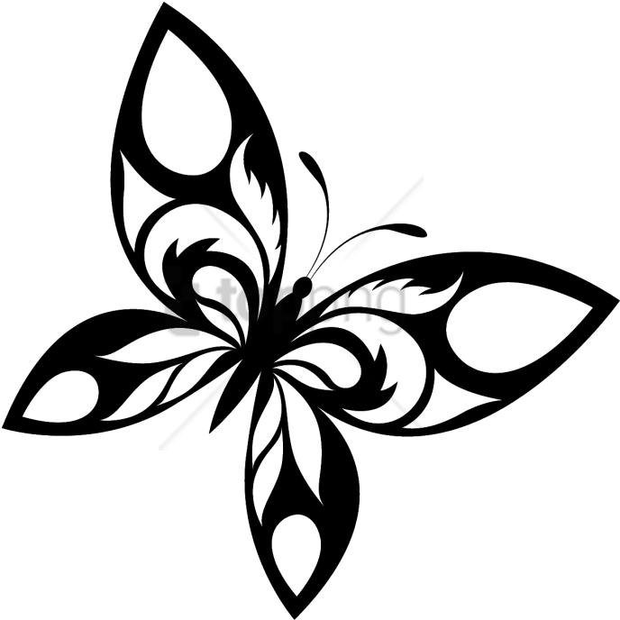 Free Png Flying Butterfly Tattoo Png Image With Transparent, Png Download - Transparent PNG Free Download