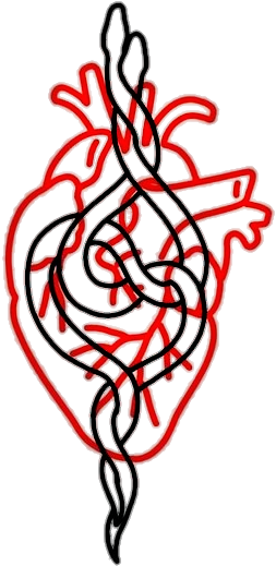 #tattoo #tattoos #heart #grunge #red #redgrunge #aesthetic - Aesthetic Tattoo, HD Png Download - Transparent PNG Free Download
